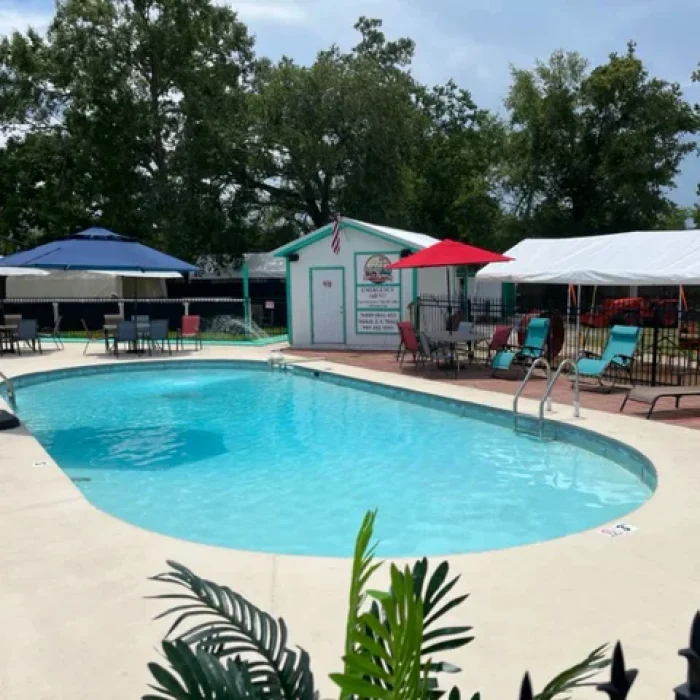 The Swimming Pool at Salt Bayou Kampground RV Park